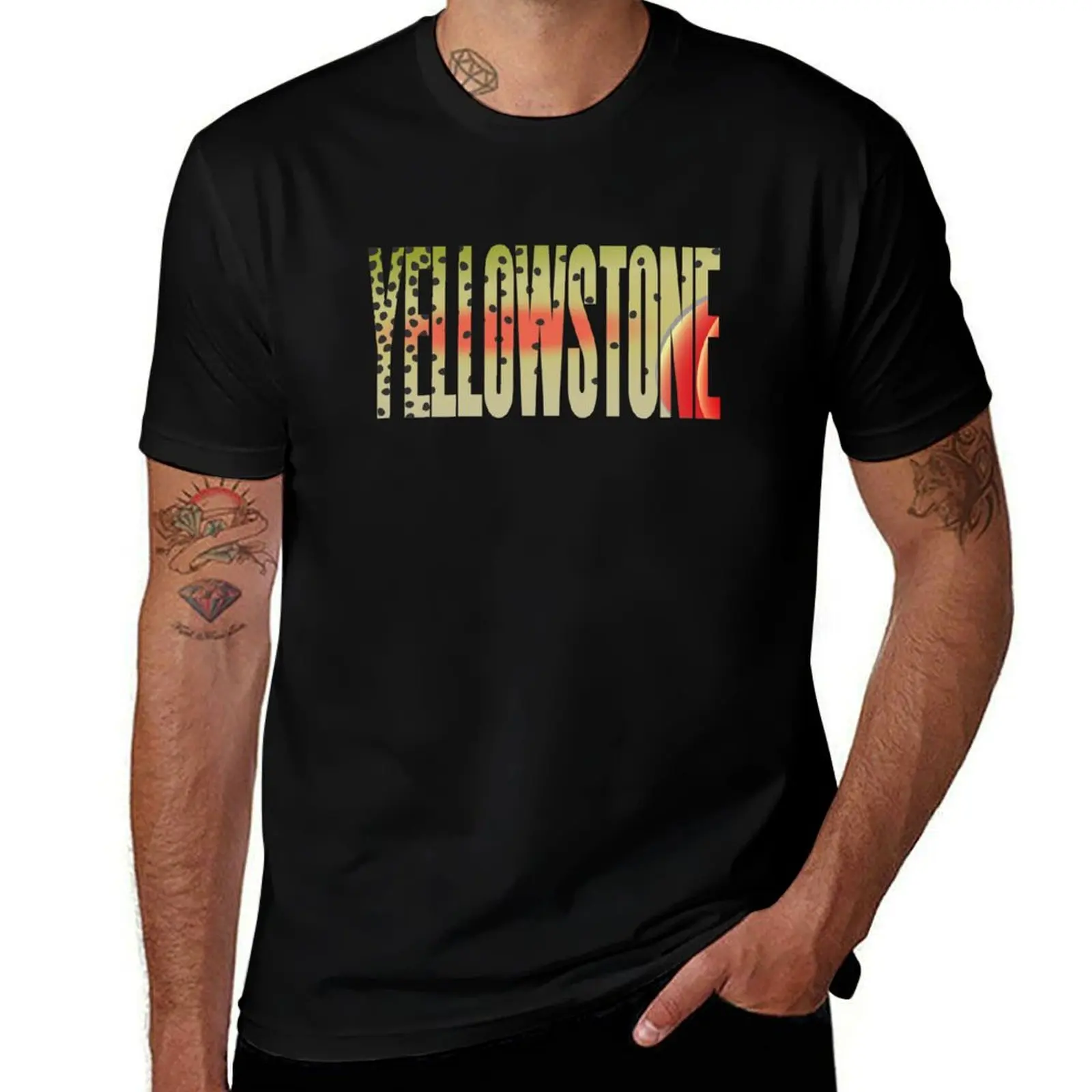 Yellowstone Cutthroat T-Shirt Outdoor Sports Short Sleeve Top T-Shirt