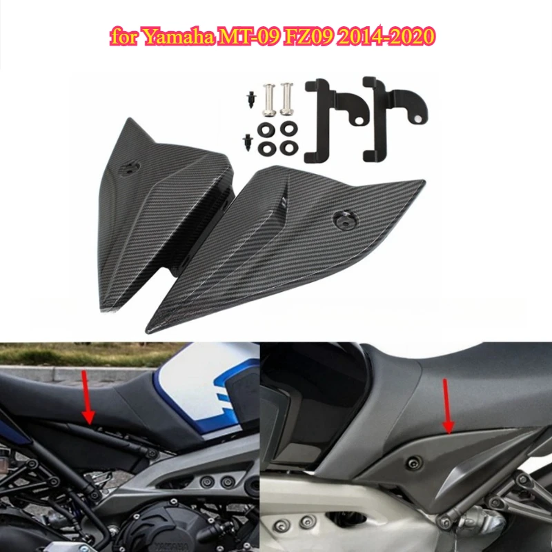 

Motorcycle for Yamaha MT-09 FZ09 including leather seat lower side panels,left right side bumpers, lower skid plates frame