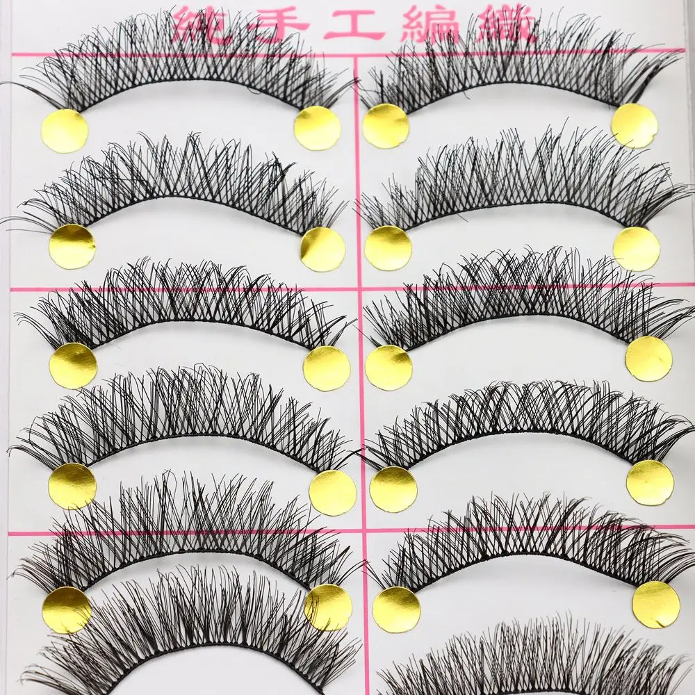 Beauty Eye Makeup Tools Reusable Natural Soft False Eyelashes Eyelashes Extension Wispy Long