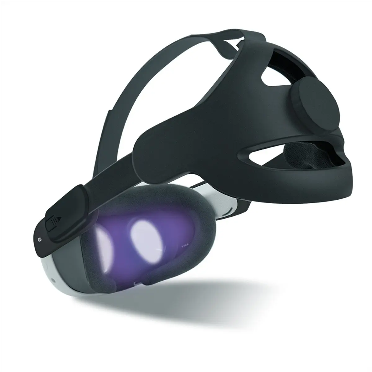 Fashion VR Headset Strap for 3 Adjustable Enhanced Head Cushion Wearing Head Strap for 3-Black