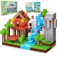 48/100/128/192PCS Magnetic Building Blocks Toy Build Mine Magnet World Construction Set STEM Sensory Educational Christmas Gift