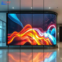 Adhesive Transparent LED Screen Flexible Film Display Easy Install for Window Glass P4 P6 P8 P10 P16 P20 LED Lighting Solutions