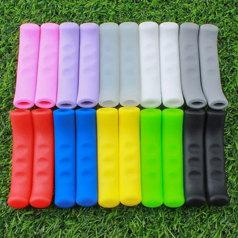 TPR Bicycle Brake Handle Covers Anti-Slip MTB Grips Handlebar Protectors for Cycling Safety Comfort Durable Bike Accessories view 6