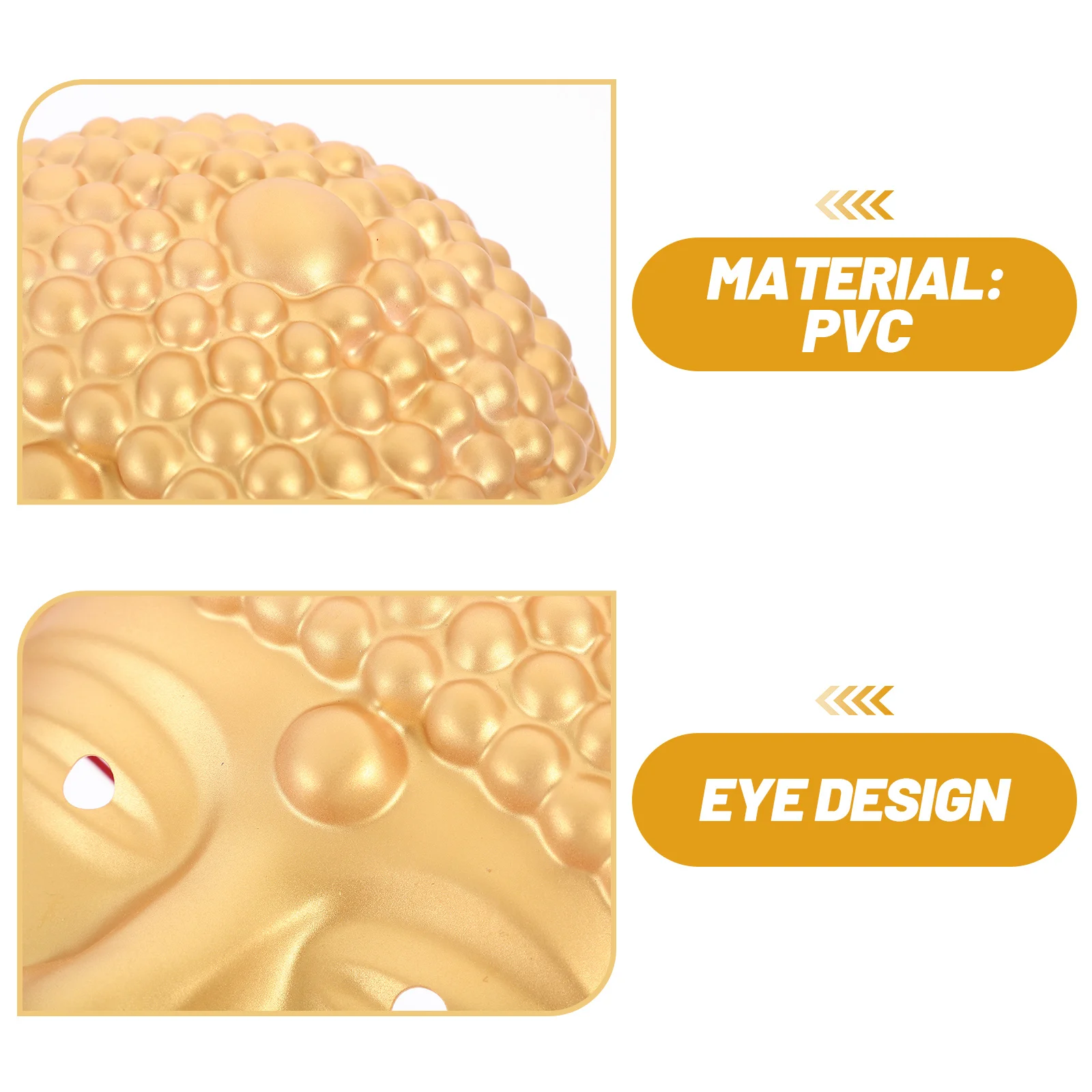 

Buddha Mask Lightweight for Halloween Carnival Party Costume Ball Masquerade Cosplay Use Delicate Party Mask