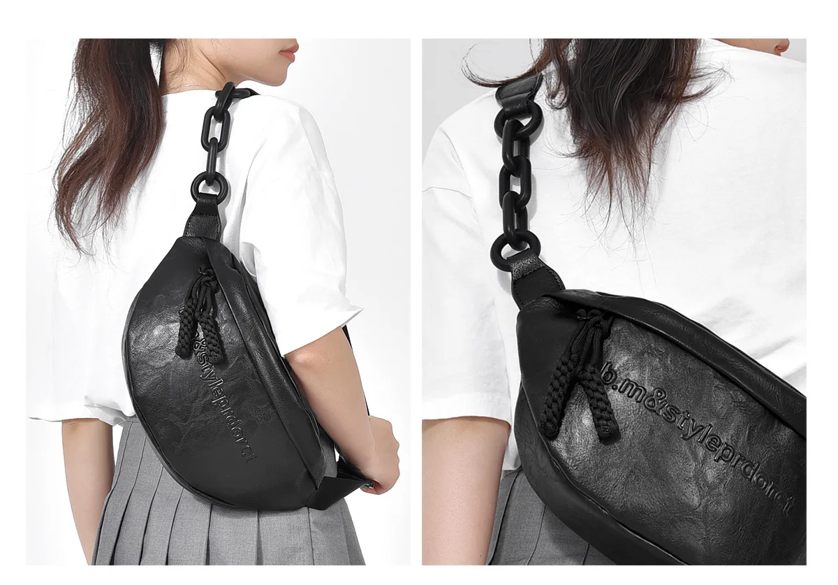 Vintage Leder Hüft tasche Gürtel tasche für Männer Frauen Hüft tasche mit verstellbarem Riemen für Outdoor-Training Reisen lässig – Detail 2
