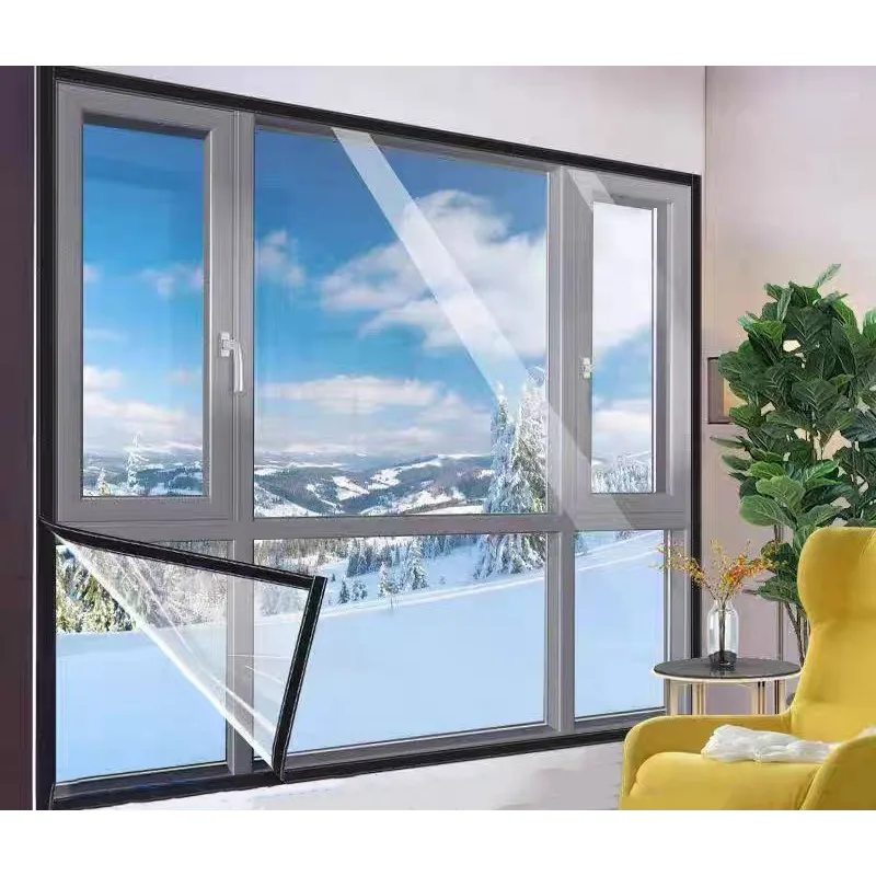 

Home windproof and warm curtains, winter indoor insulation sealing film, Velcro, detachable dustproof windows
