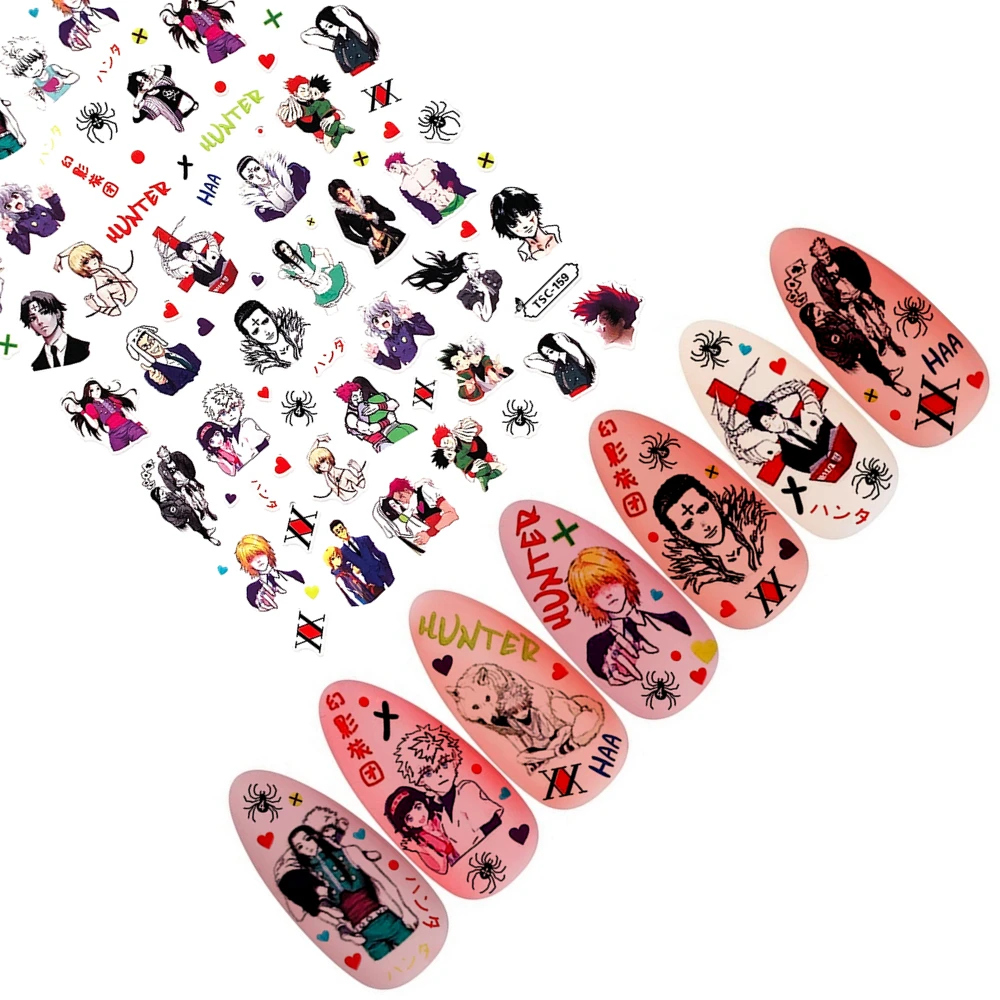 

TSC-159 TSC-290 Japanese hot blooded cartoon boy 3D Back glue Nail decal Nail sticker Nail decoration Nail art Nail ornament