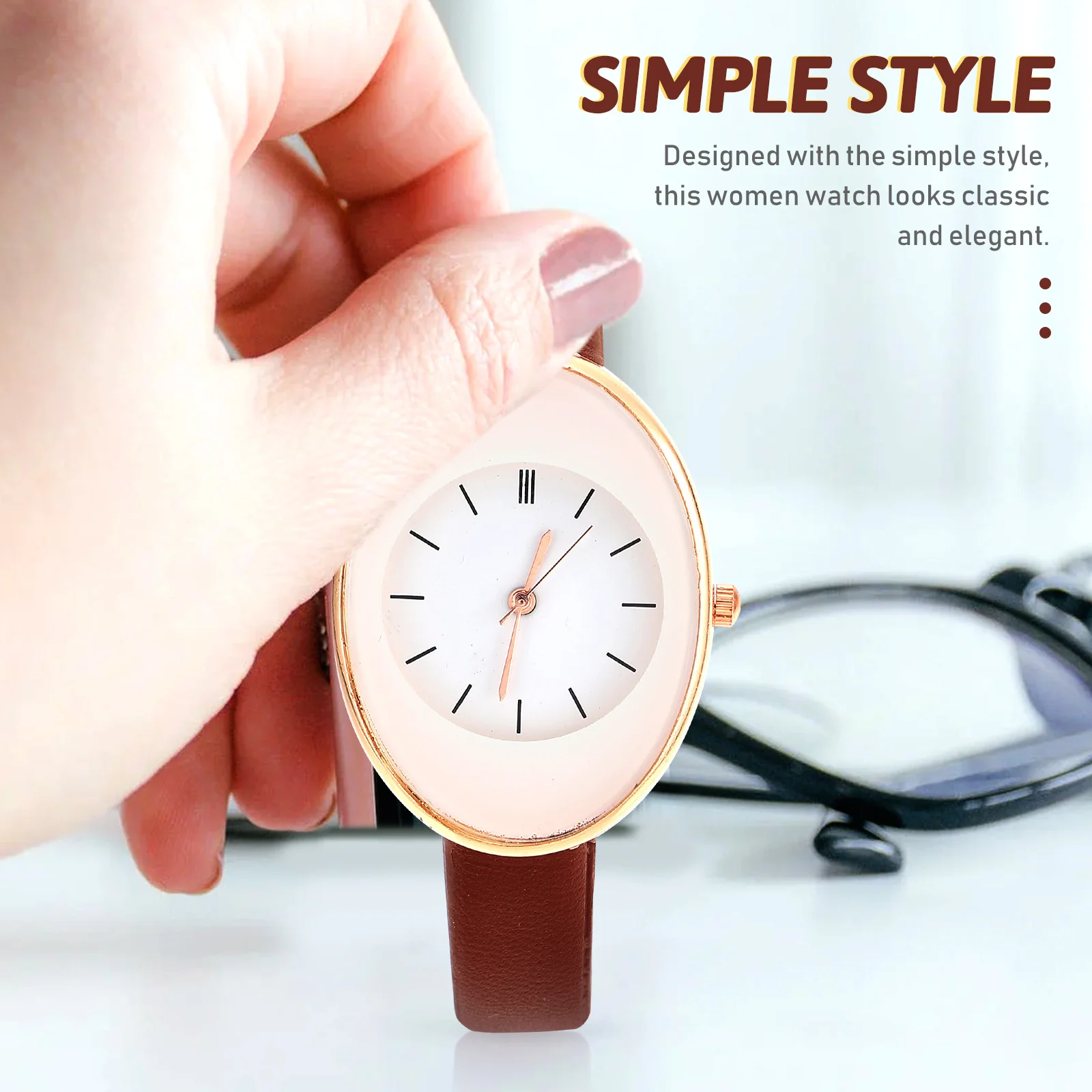 

Quartz Wrist Watch Women Casual Fashion Watch Breathable Adjustable Belt Comfortable Durable Ladies Watches Ladies Watches