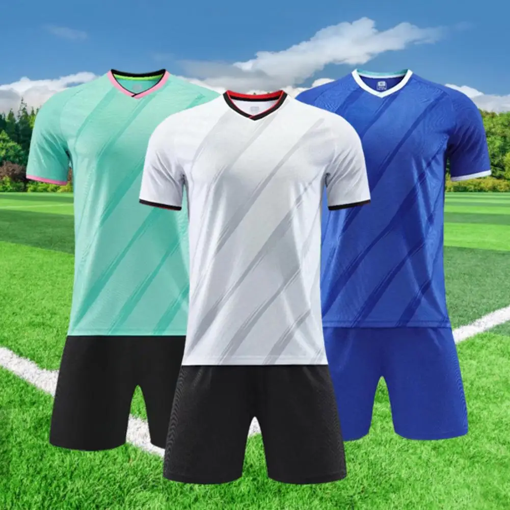 

Football Suit Football Jerseys Short Sleeve Men Soccer Clothes Sets Short Sleeve Football Uniforms Adult Soccer Tracksuit Jersey