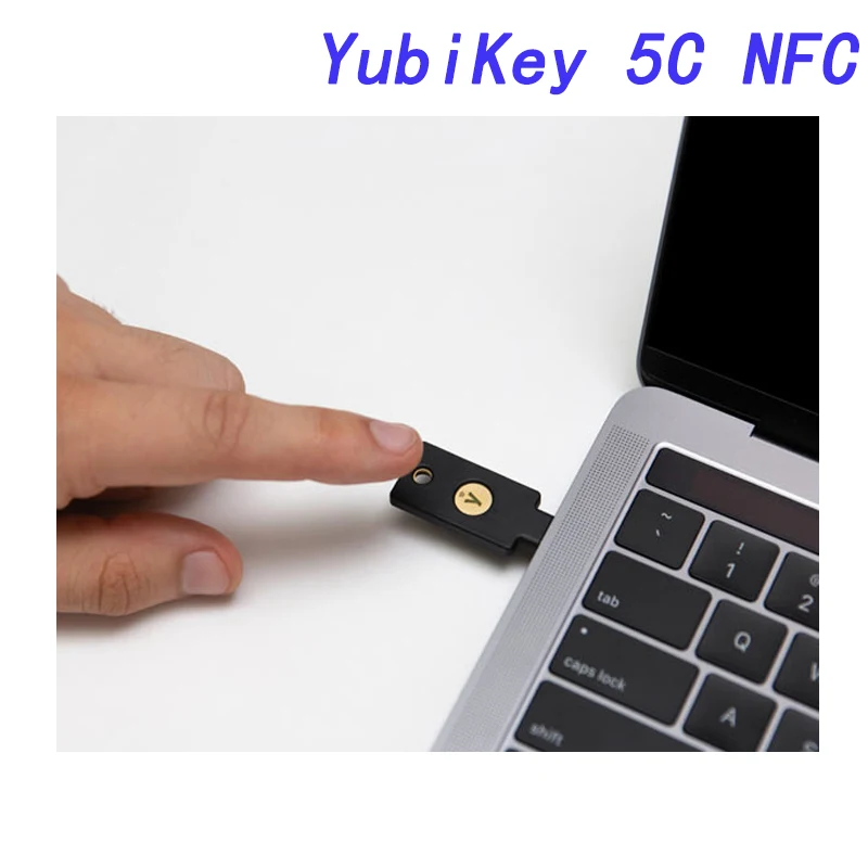 Yubico-ydrawkey 5c nfc USB-Cセキュリティキー,Webauthn,fido2 ctap1,fido2 ctap2,ユニバーサル第2要素 (u2f)