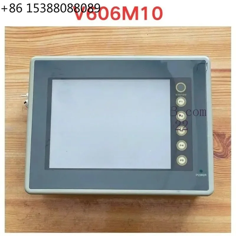 V606M10 touch screen, normal function, complete interface, 24VDC input, 0.4A current
