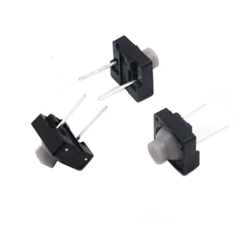 【30-10PCS】Touch switch 8*8*5MM Pin 5H Silica Gel Silent Button  Two Feet Pin Conductive Silicone Button switch 2pin 8x8x5 mm