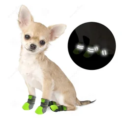 Bottes de pluie imperméables pour animaux de compagnie, chaussures pour chien, chiot, extérieur, doux, astronomique, chat, Chihuahua, 138