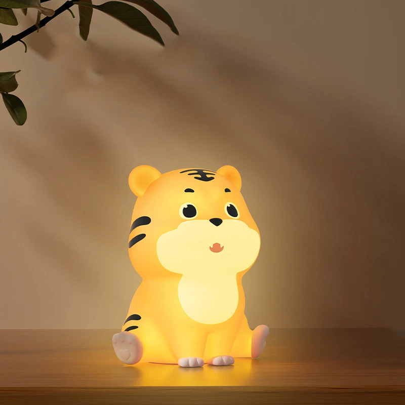 Forest King Tiger Night Light Baby Eye Care luce per l'allattamento al seno delicata sulla pelle 2022 regalo di compleanno dello zodiaco creativo giorno dei bambini