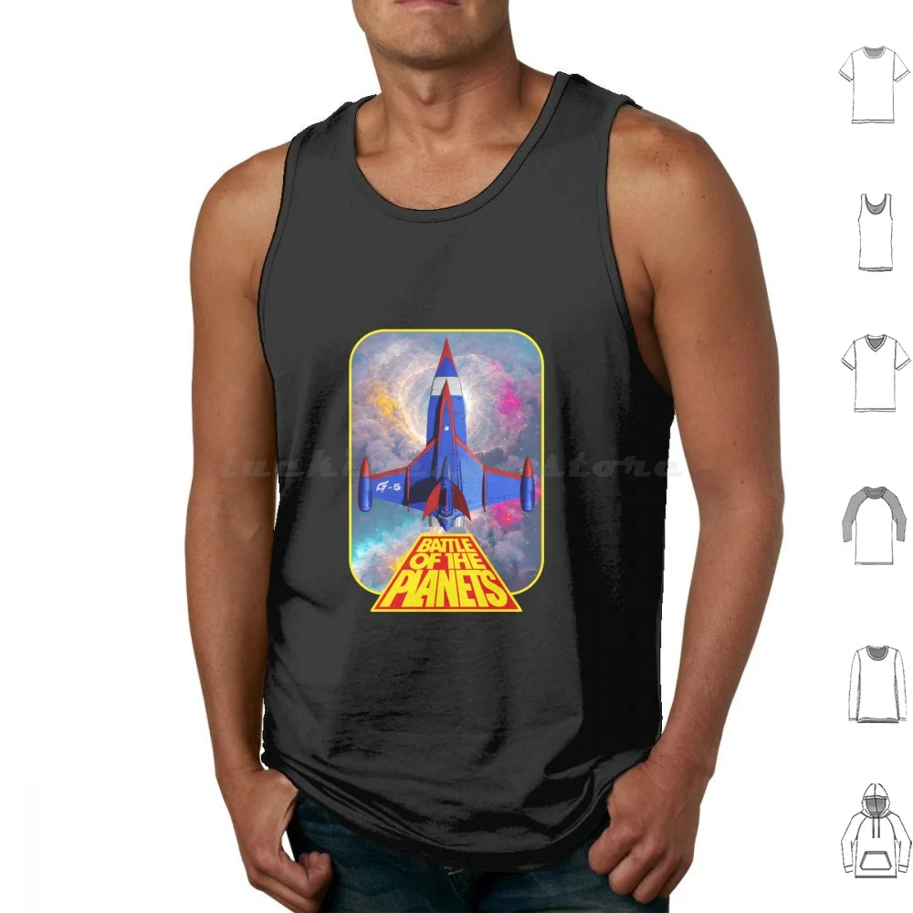 Battle Of The Planets Tank Tops Vest Sleeveless Science Team Gatchaman Gatchaman G Force Battle Of The Planets Anime