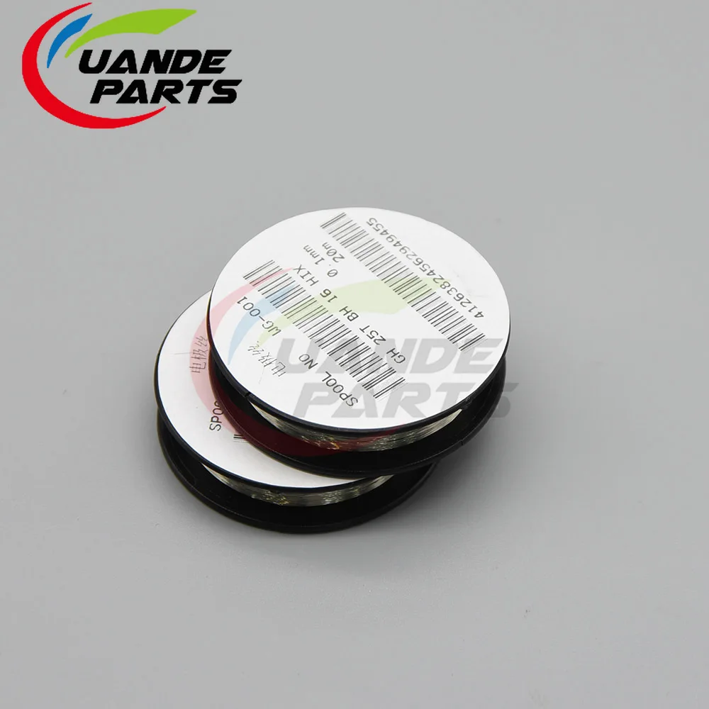1Roll 0.1mm  20Meters/Roll Electrode Wire support for Kyocera Canon Xerox Brother EPSON Ricoh Lexmark Fujitsu Dell