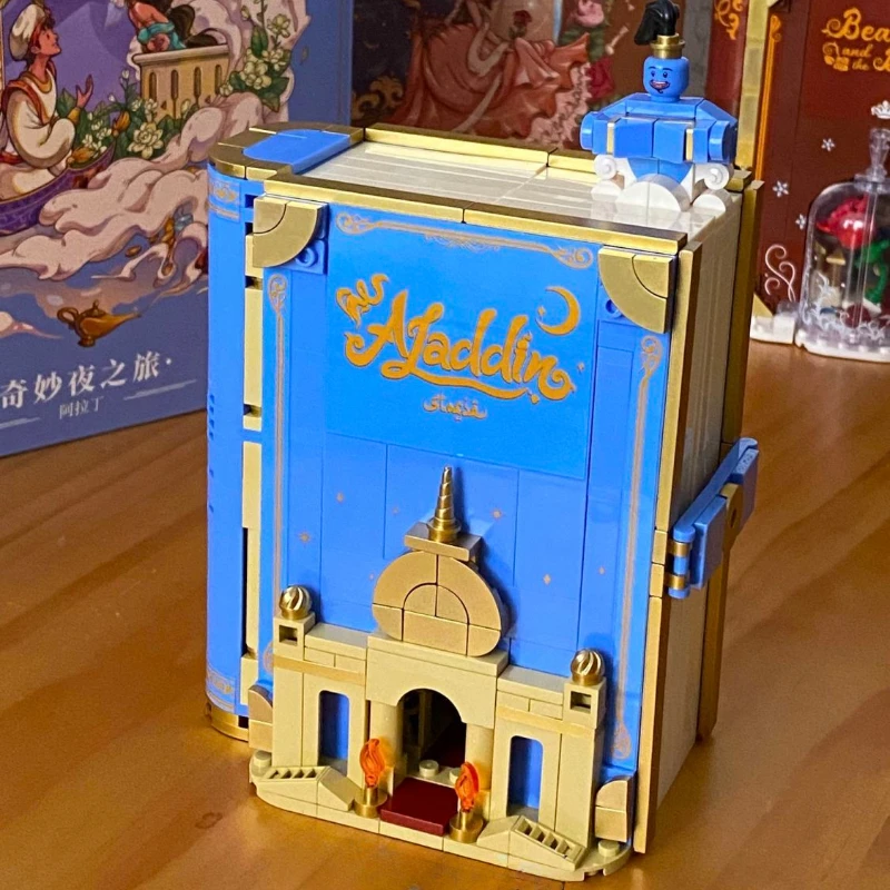 Fairy Tale 3D Building Blocks Book Anime Movie Assembly Model Toy Cute Fairy Tale Model Girl Birthday Gift Building Blocks view 3