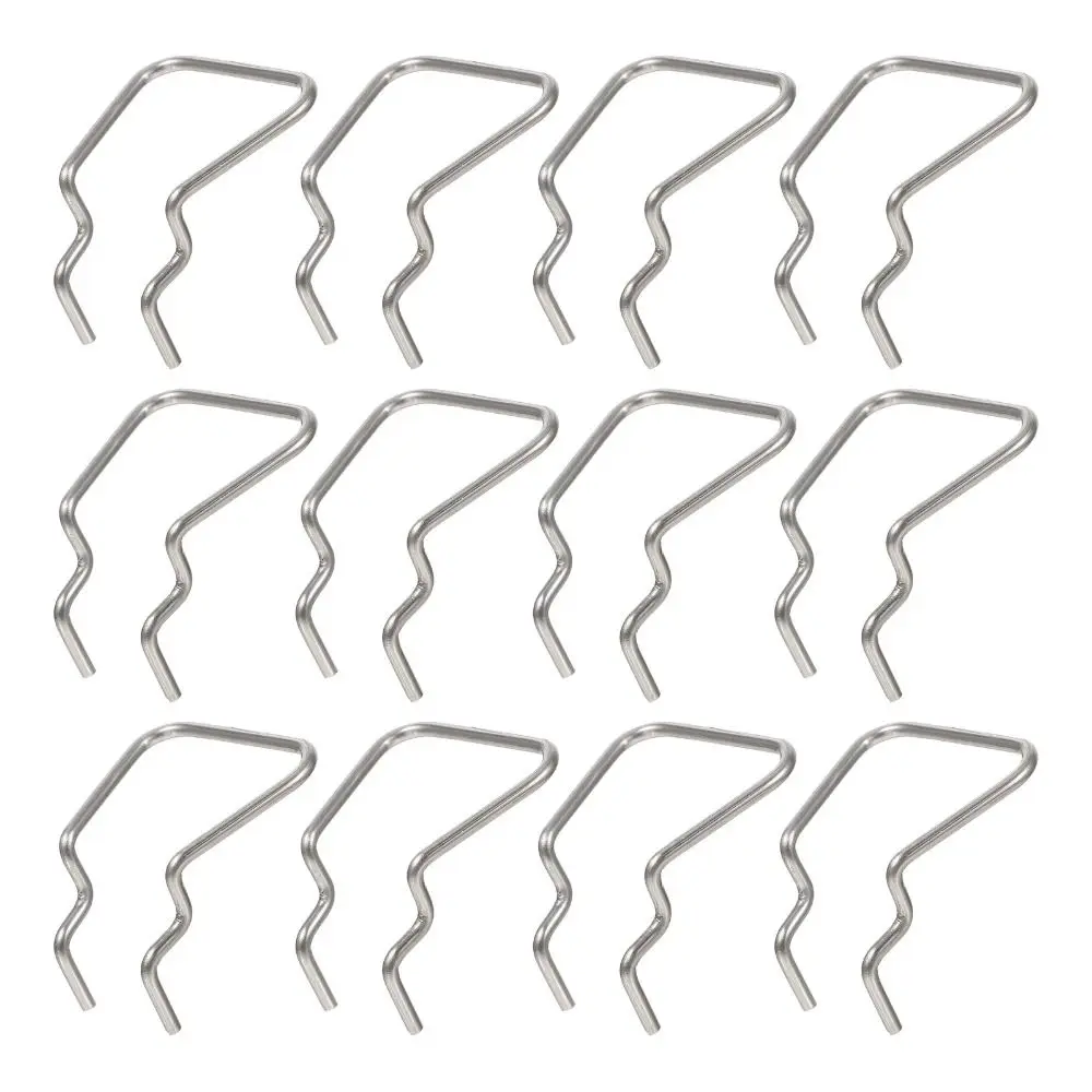 5Pcs Pegboard Plier Holders Stainless Steel Double Loop Pegboard Hooks Accessories Shelving Display Hooks for Store