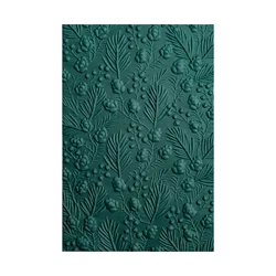 Pine Nut Foliage 3D Embossing Folder for DIY Scrapbooking Adding Texture Christmas Paper Craft Making Stencil 2024 Hot Sale