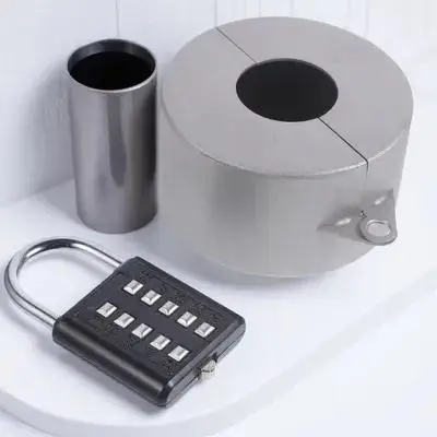 1 Juego de 1 Juego de cerradura de grifo de agua, cubierta de espiga para exteriores con llave, protección antirrobo para manguera de jardín, válvula de babero, cubierta de grifo de cocina