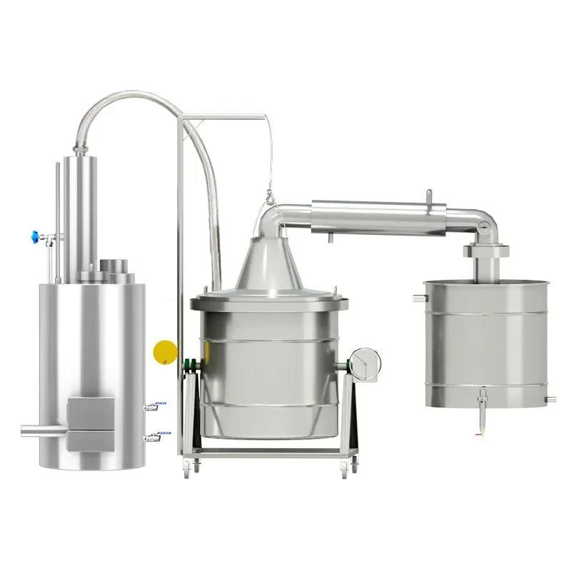 Smokeless and environmentally friendly brewing equipment, large stainless steel steam automatic brewing pot