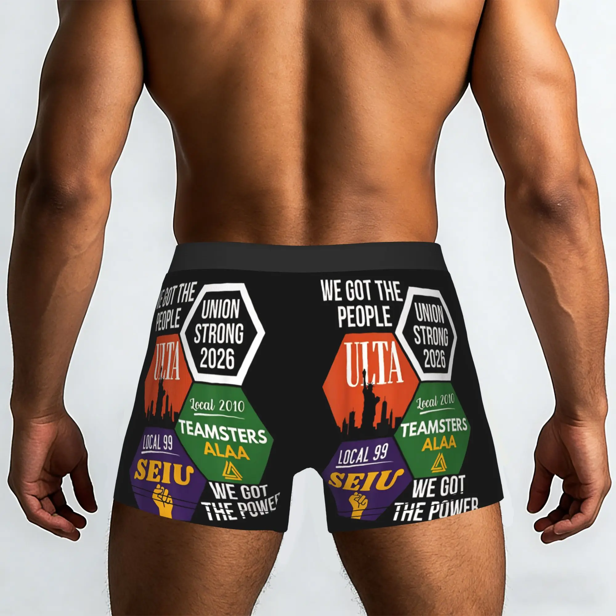 2026 We Got The Power Labor Movement Underpants Breathbale Panties Male Underwear Comfortable Shorts Boxer Briefs