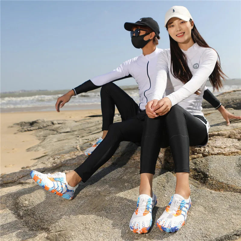 Unisex Quick-Drying Barefoot Water Shoes, Non-Slip, Breathable, Lightweight, Suitable for Swimming, Diving, Surfing, Beach, Yoga, Fitness, and River Tracing