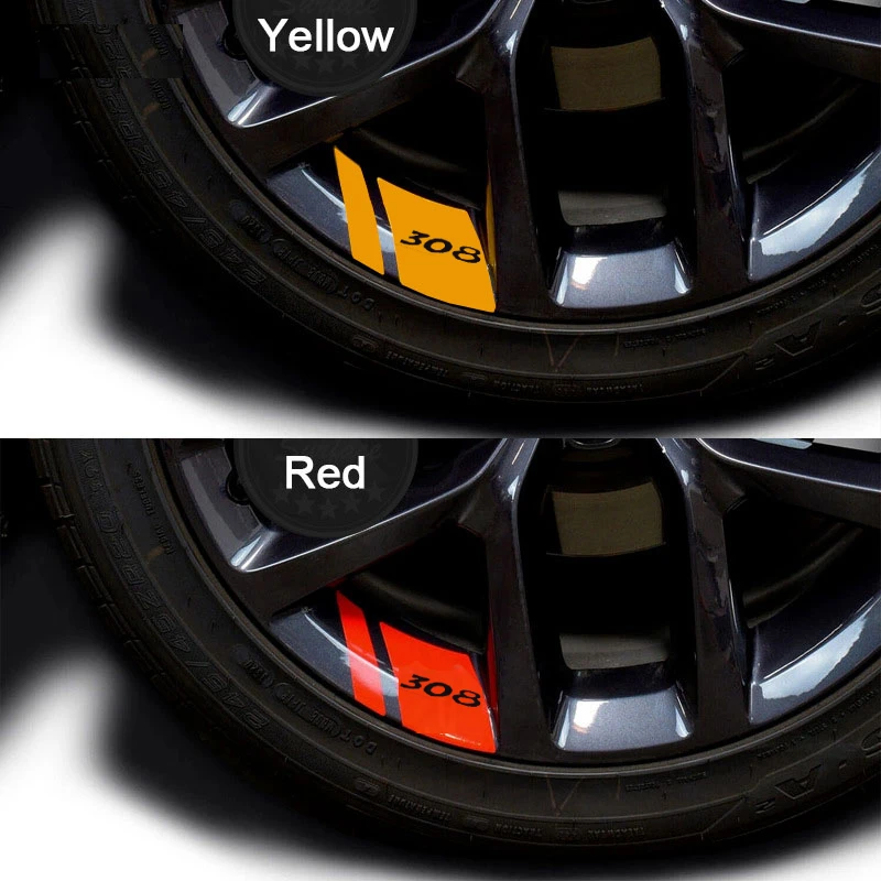 

Car wheel hub sticker suitable for Peugeot 3008 5008 Rifter GT RCZ 307 308 508 406-408 4007 auto parts tools