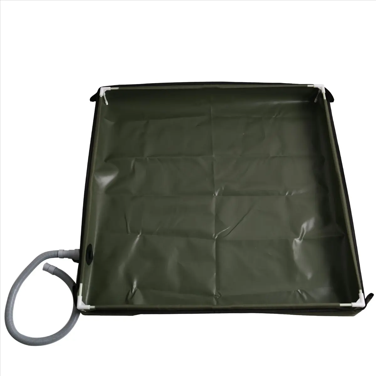 

Foldable Shower Base Outdoor Camping Shower Tray Waterproof Drainage Basin Tent Floor and Pet Washing Mat [cilae-17R]