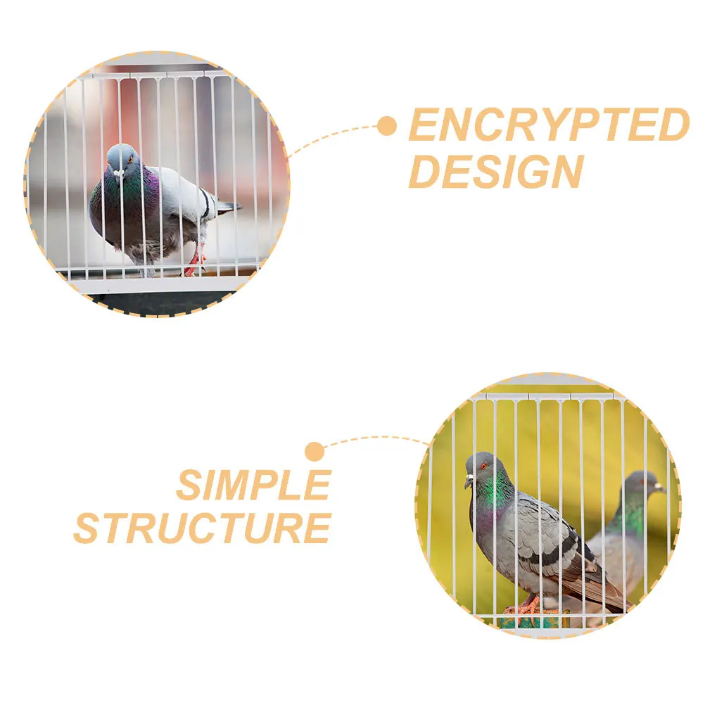 

2Pcs Pigeon Cage Door Iron Reinforced Durable Wire Trap Entrance Bird House Racing Cage Supplies Pigeon Trap Bird Door