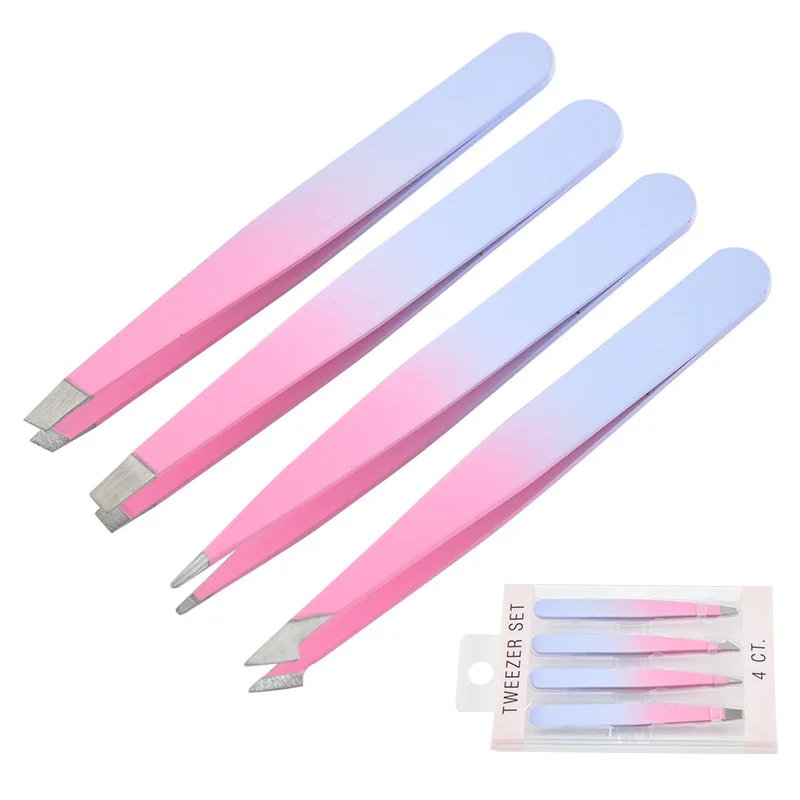 Precision Tweezers Set ESD Anti-Static Stainless Steel Tweezers Repair Tools for Electronics Repair Soldering Craft Tools