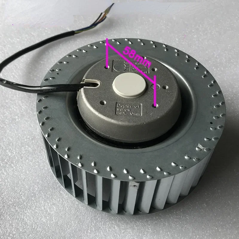 

IN stock forward-leaning multi-wing motor impeller centrifugal fan replacement for purification fan EM15S2-MF140*59 copper core