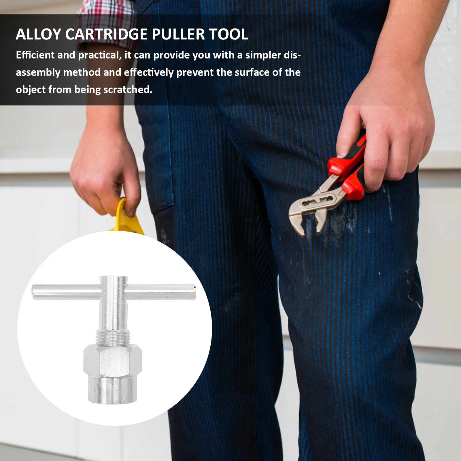 

For Faucet Shower Removal Valve Replacement Repairing Alloy Wrench Hand Alloy Puller Shower Valves Tool Tool