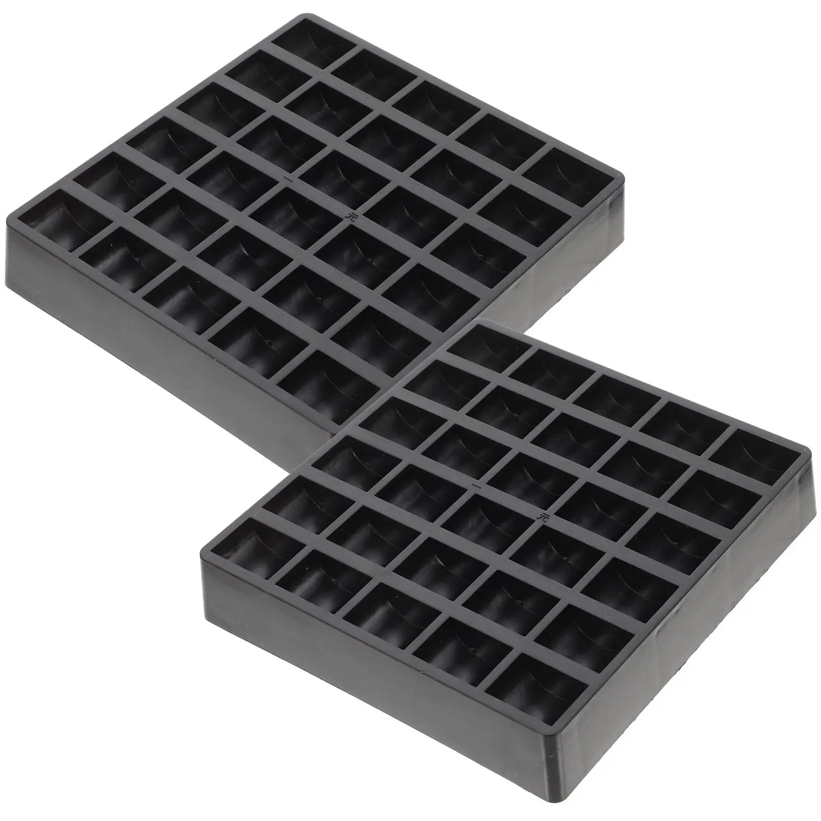 2Pcs Versatile Plastic Coin Box Multi Compartment Coin Organizer for Sorting Storing Displaying Coins Ideal for Cashiers Pedlars