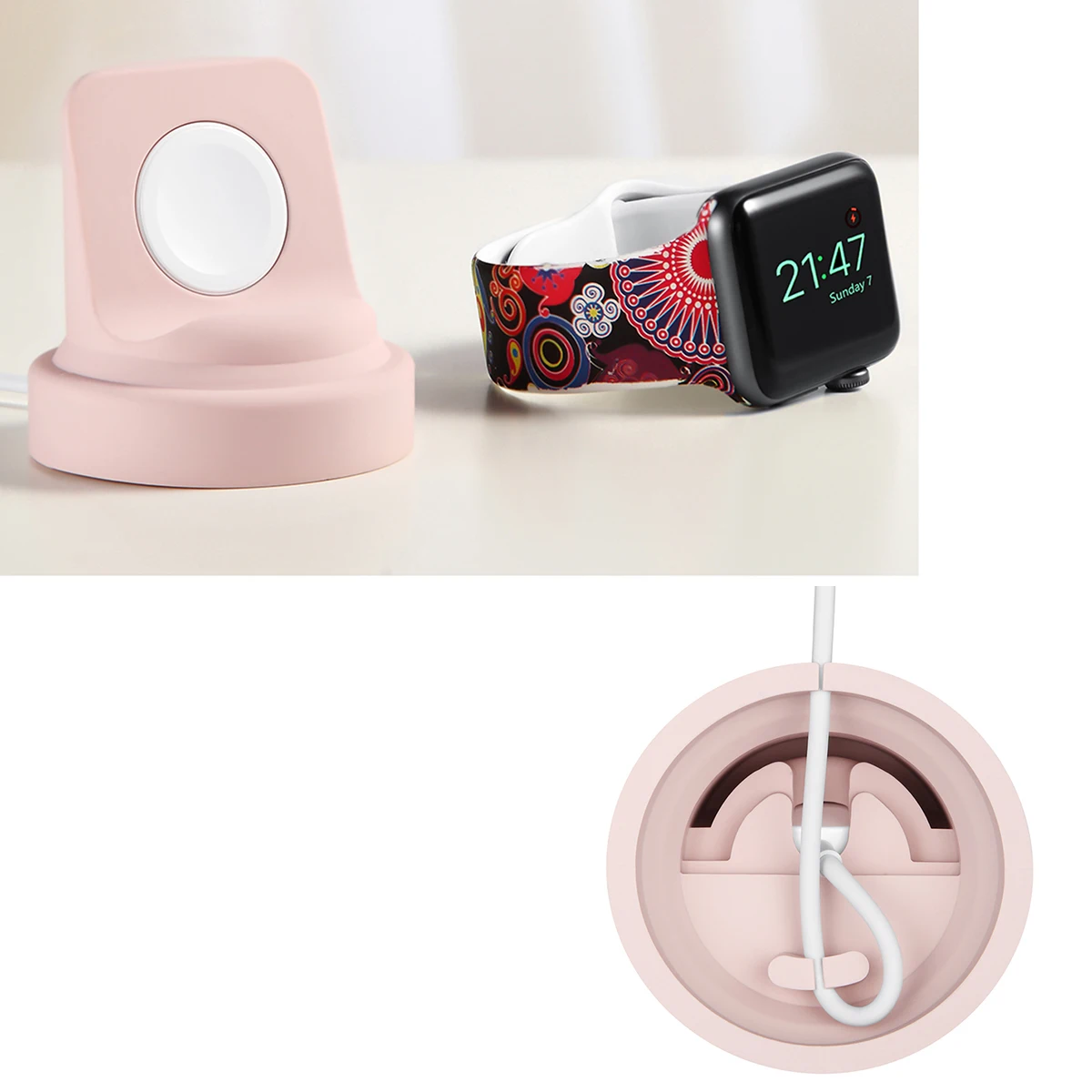 

Watch Stand Charging Station for All Series 1-4 38mm 42mm 44mm Holder Dock Desk Nightstand Durable