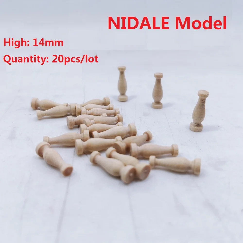 New style Wooden Railing Ancient Ship Model Accessories Boat Handrail Wood Balustrade Parts 20 pcs/lot