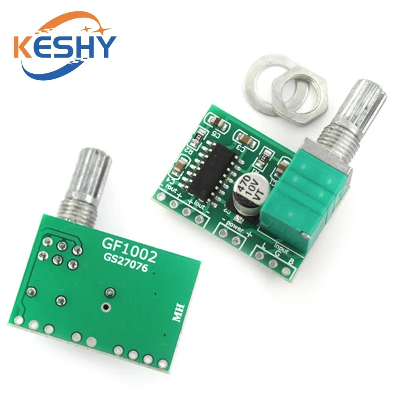 PAM8403 module Super digital amplifier board 2 * 3W D Class digital amplifier board efficient switch potentiometer