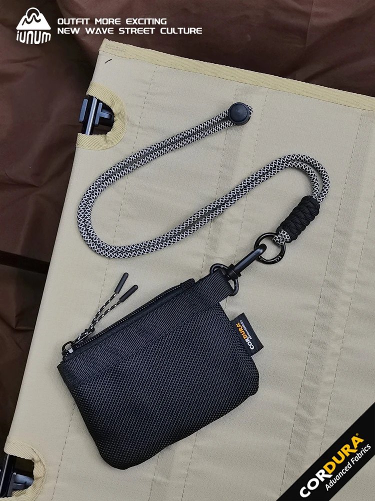 

Легкая водонепроницаемая сумка-кошелек Kaudora через плечо для молодежи: для спорта на открытом воздухе, с ремешком, держателем для ключей и отделением для наушников/монет