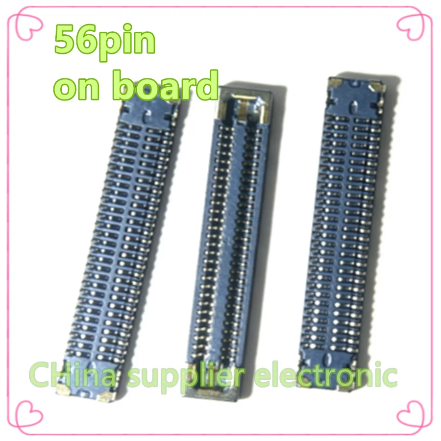 For Samsung S20FE A51 A70 cable tail socket motherboard 78pins inline S20 S21 signal socket on board flex s20ultra 56pin Tail