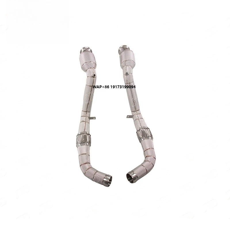 

High-Performance Downpipe for Continental Flying Spur 6.0T W12 Twin-Turbo - Stainless Steel Front Pipe