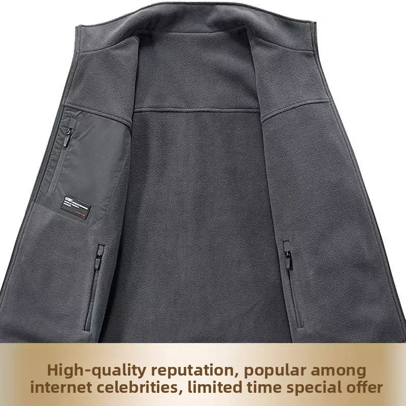 

Spring and Autumn Outdoor Cycling Sport Windproof Breathable Jacket for Men Thickened Warm Double Sided Wearable Trendy Coat