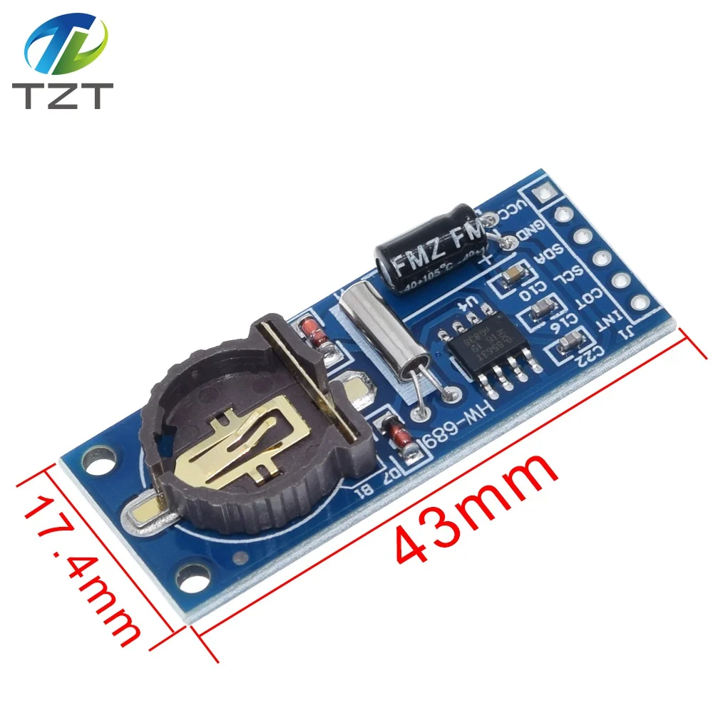 TZT IIC Real Time Clock RTC Module Board PCF8563 PCF8563T 8563 Good than DS3231 AT24C32