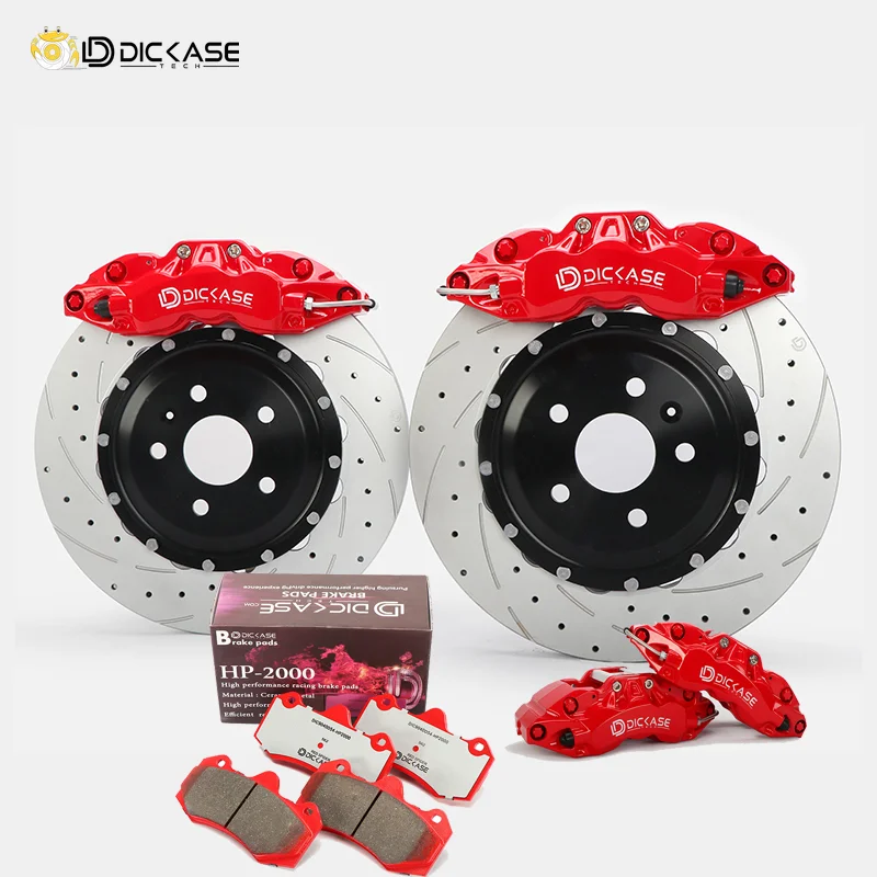 High perfromance GT6 brake caliper with 405mm drilled floating brake kit rotors for Cadillac Escalade 2021,22inch,front wheel