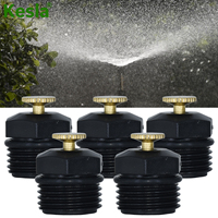 KESLA 10PCS 1/2in Thread Adjustable Watering Sprinkler 20mm Spray Nozzle Farm Lawn Drip Irrigation System Kit Home Garden Tools