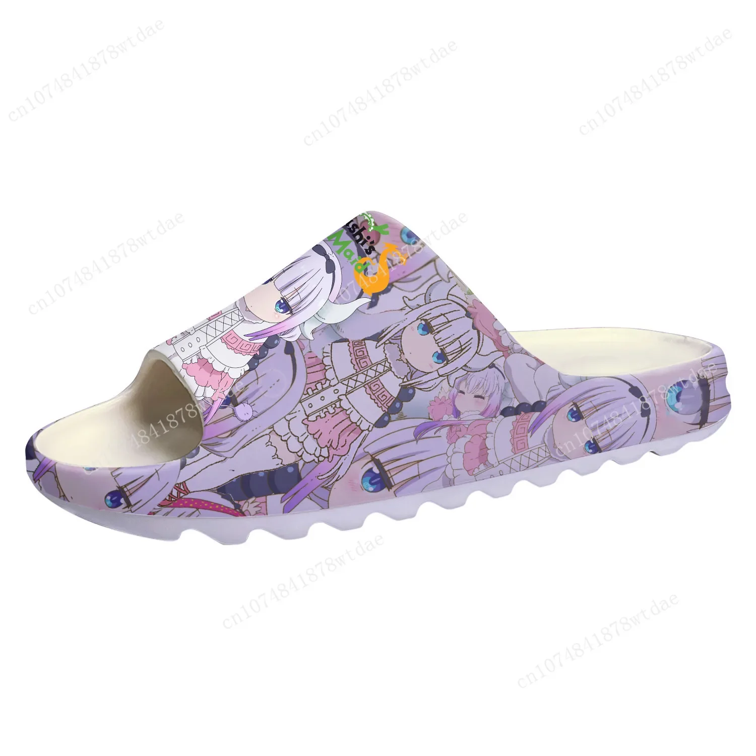 Miss Kobayashi Dragon Maid Tohru Soft Sole Sllipers Mens Womens Teenager Home Clogs Step In Water Shoe On Shit Customize Sandals