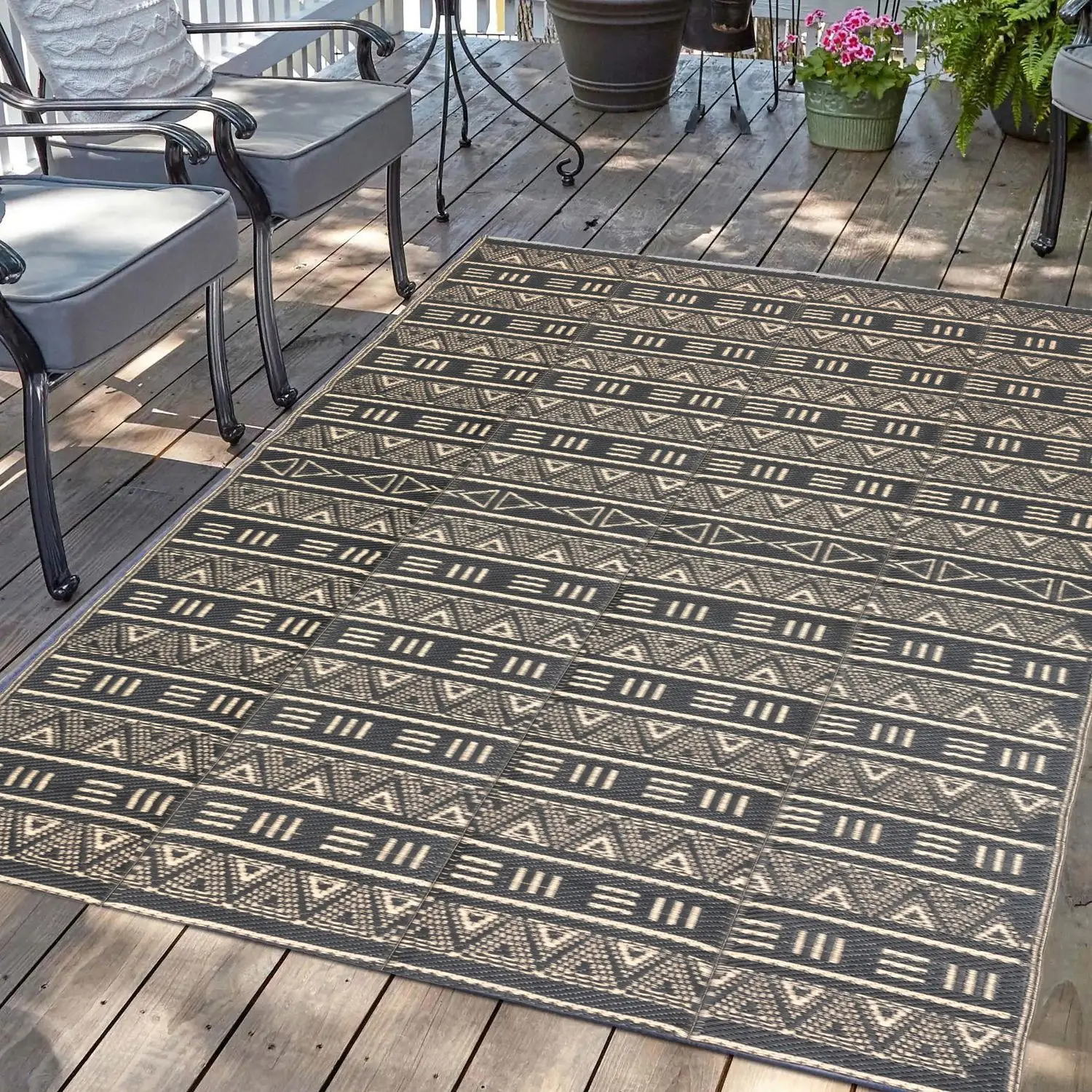 Portable Outdoor RV Mat Durable Moisture-Proof Plastic Summer Modern Sky Curtain For Camping Waterproof Inflatable Soft Blanket