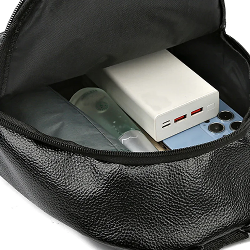 Praktischer, vielseitiger Freizeitrucksack für den täglichen Gebrauch, verstellbarer Riemen, mehrere Taschen, leichte, lässige, funktionelle Umhängetasche – Detail 3