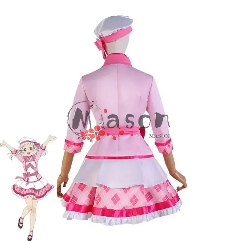 أنيمي الحب لايف LoveLive نجم ليلا أراشي تشيساتو تأثيري حلي شعر مستعار مثير امرأة كوك الوردي موحدة هالوين البدلة