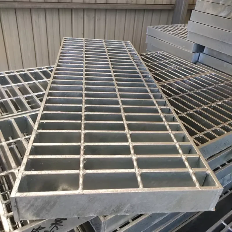 Heavy-Duty Alloy Steel Grating Mesh Floor Drain-Anti-Corrosion Fire Resistant Silver Industrial Design Premium Building