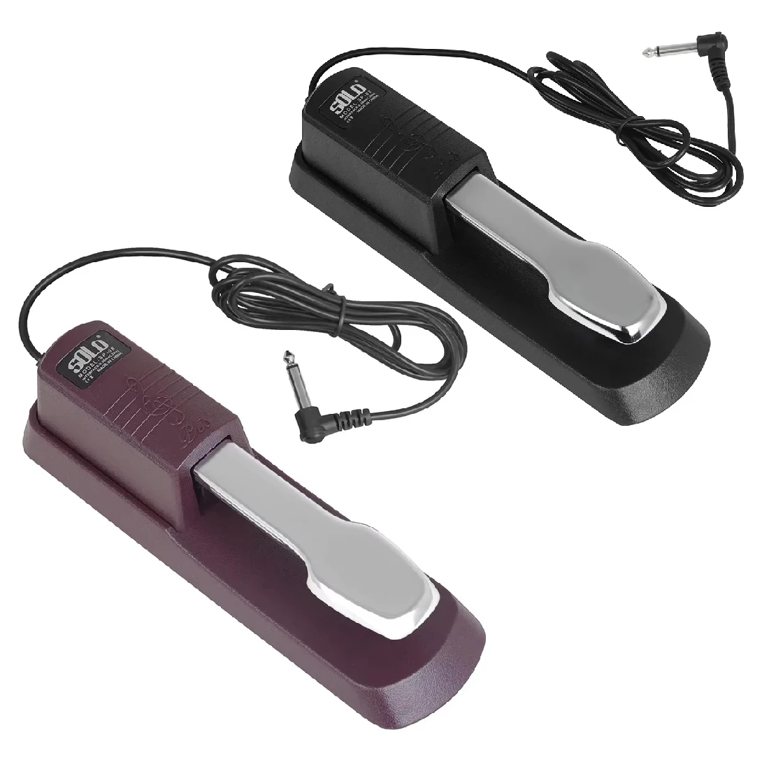 

SOLO 6.35mm Plug Piano Sustain Pedal Keyboard Damper for MIDI Keyboards Electronic Piano Accessories
